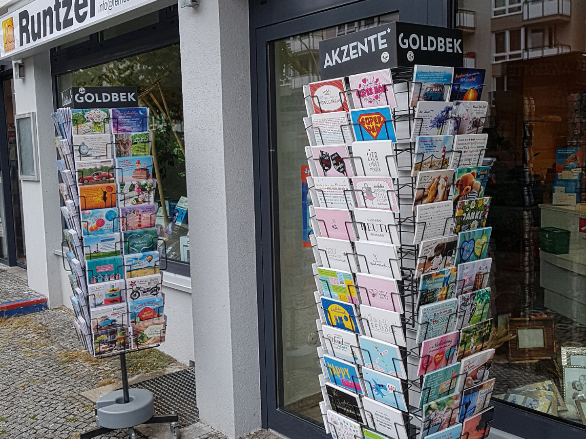 Hochwertige Goldbek Gruß- und Postkarten